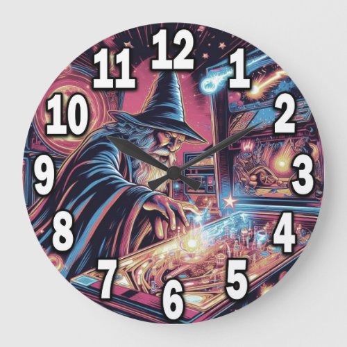 Pinball Wizard Player Acrylic Round Wall Clock 2