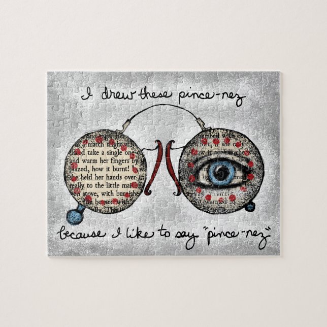 Pince-Nez Jigsaw Puzzle (Horizontal)