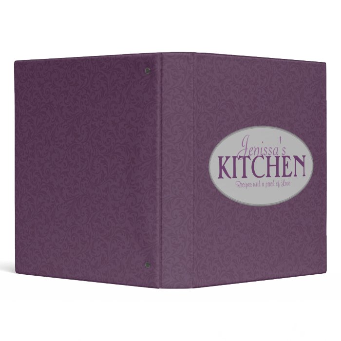 Pinch of Love 1 Inch Plum Recipe Binder