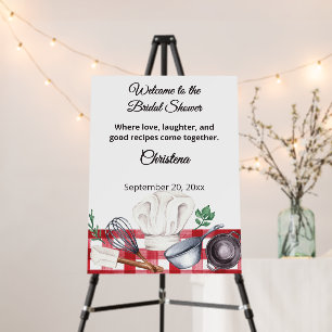 Pinch of Love Kitchen Party Welcome Sign
