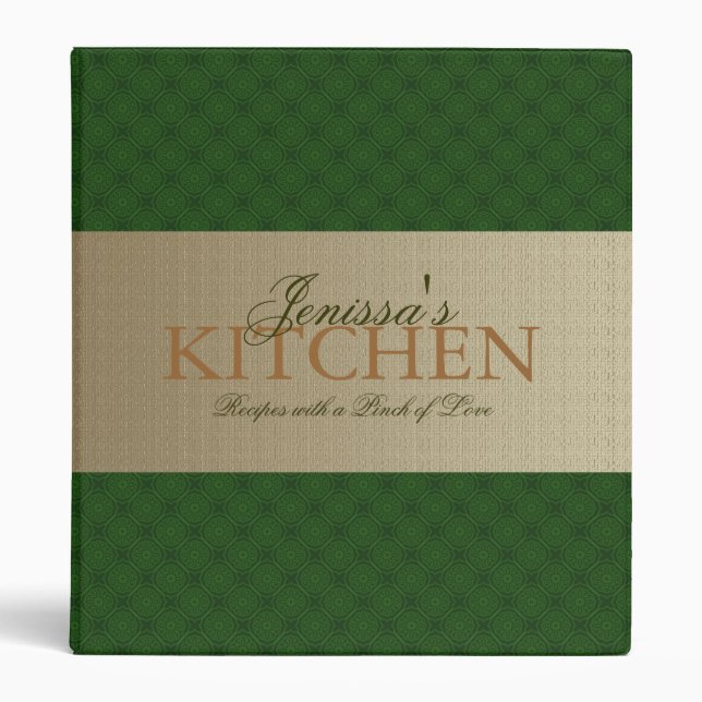 Pinch of Love Recipe Binder (Front)