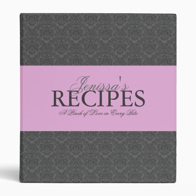 Pinch of Love Recipe Binder (Front)