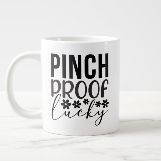 Pinch Proof Lucky-62906 Giant Coffee Mug (Left)