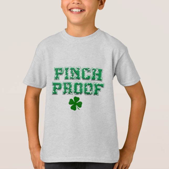 Pinch Proof St Patricks Design T-Shirt (Front)