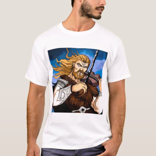 Pinchas Viking Violilnist T_Shirt