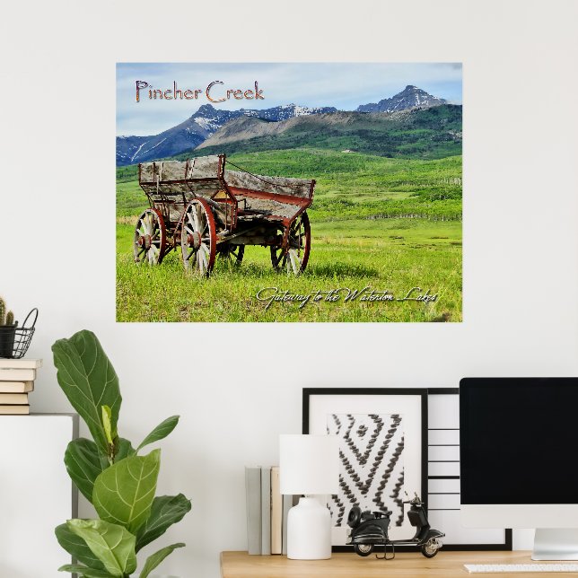 Pincher Creek Alberta Poster (Home Office)