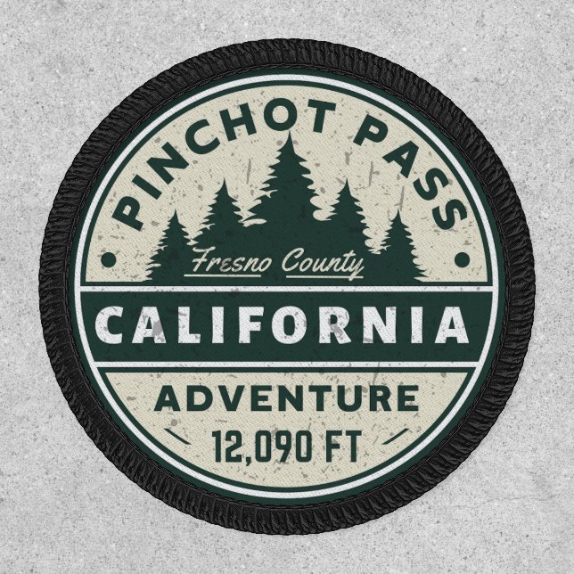 Pinchot Pass high mountain pass Sierra Nevada x Patch (Front)