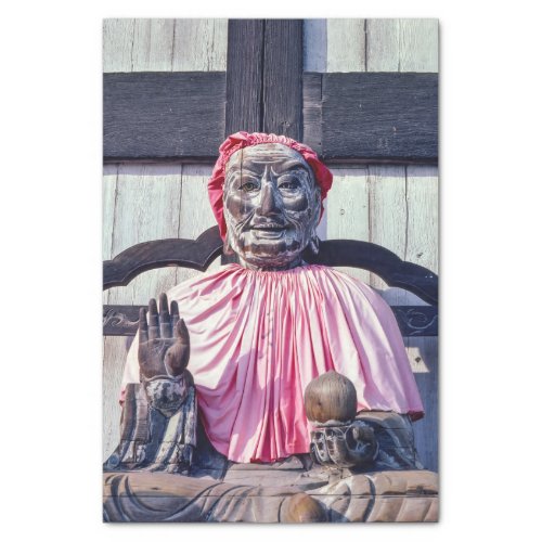 Pindola Bharadvaja Buddhist statue _ Nara Japan Tissue Paper