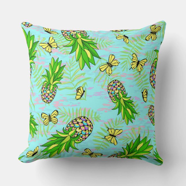 Pine apple Throw Pillow (Front)
