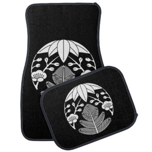 Pine bamboo ume car mat