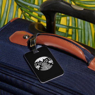 Pine bamboo ume luggage tag
