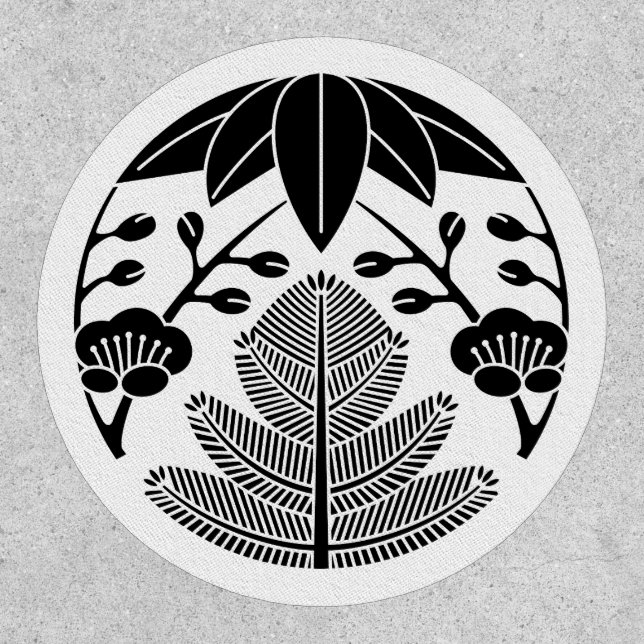Pine bamboo ume patch (Front)