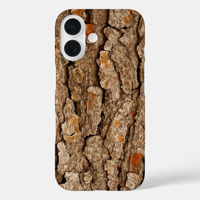 Pine Bark Texture Case-Mate iPhone Case (Back)