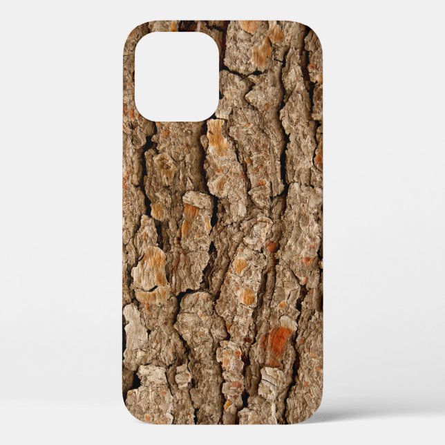Pine Bark Texture Case-Mate iPhone Case (Back)