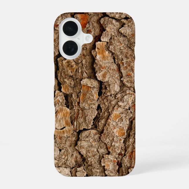 Pine Bark Texture Iphone Case (Back)