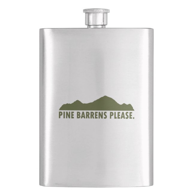 Pine Barrens Please Flask (Front)