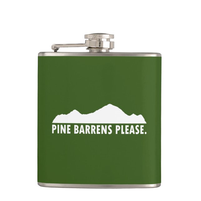 Pine Barrens Please Flask (Front)