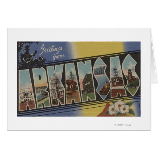Pine Bluff, Arkansas - Large Letter Scenes Cards (Front Horizontal)