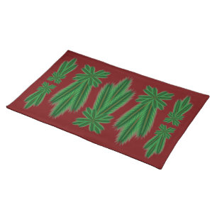Pine Comet Garnet Cloth Placemat