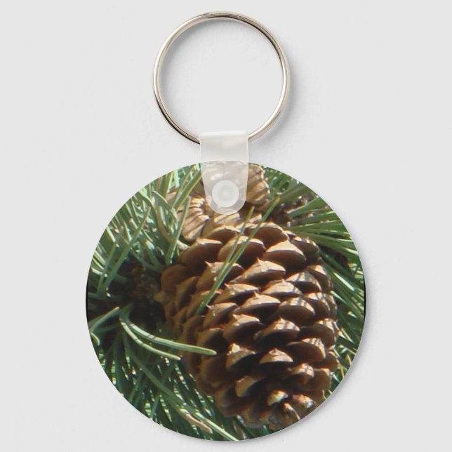 PIne Cone Art Keychain (Front)