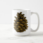 Pine cone coffee mug