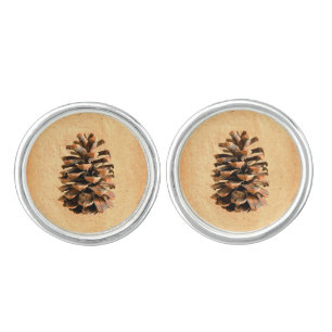 Pine Cone Cufflinks