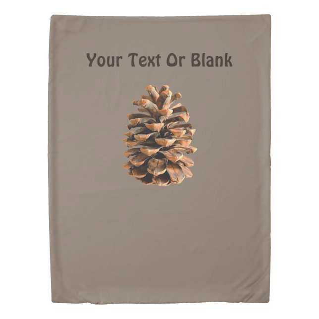 Pine Cone Duvet Cover (Front)