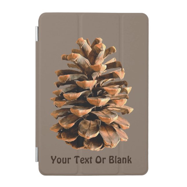 Pine Cone iPad Mini Cover (Front)
