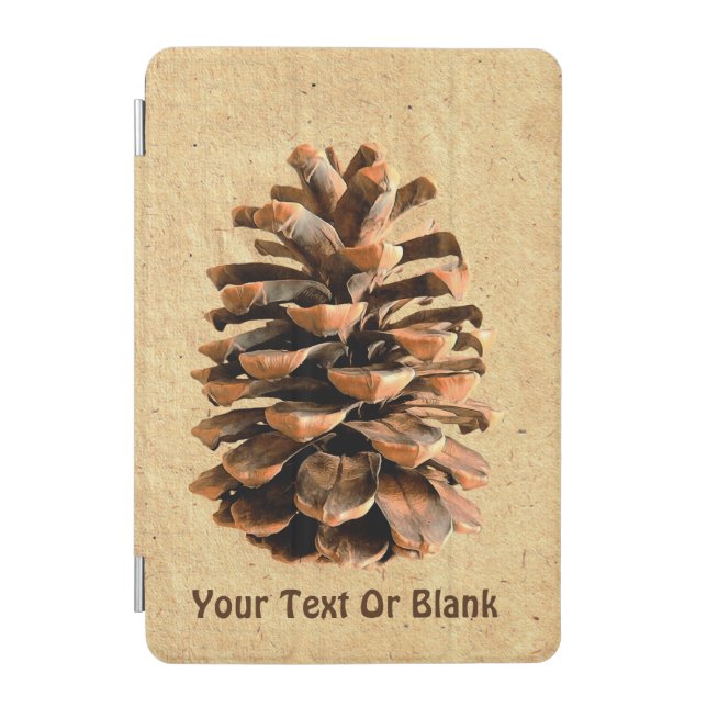 Pine Cone iPad Mini Cover (Front)
