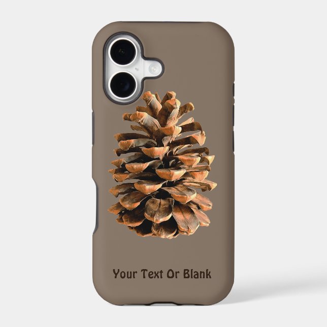 Pine Cone Iphone Case (Back)