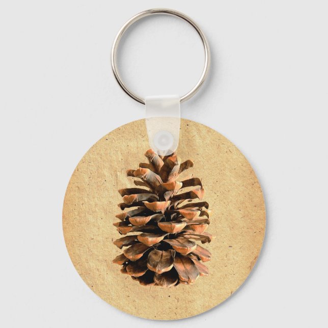 Pine Cone Keychain (Front)