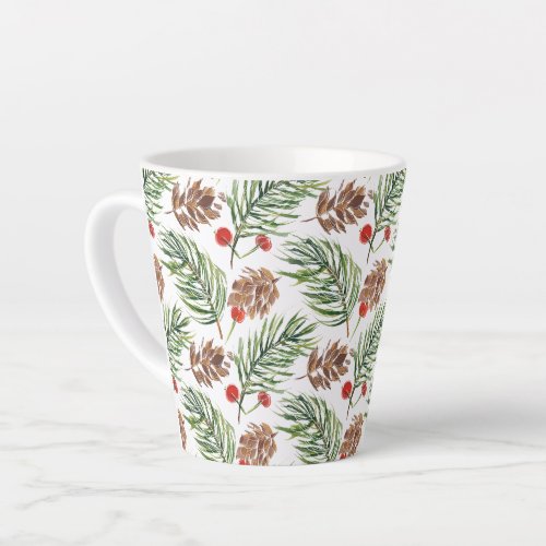 Pine Cone Latte Mug