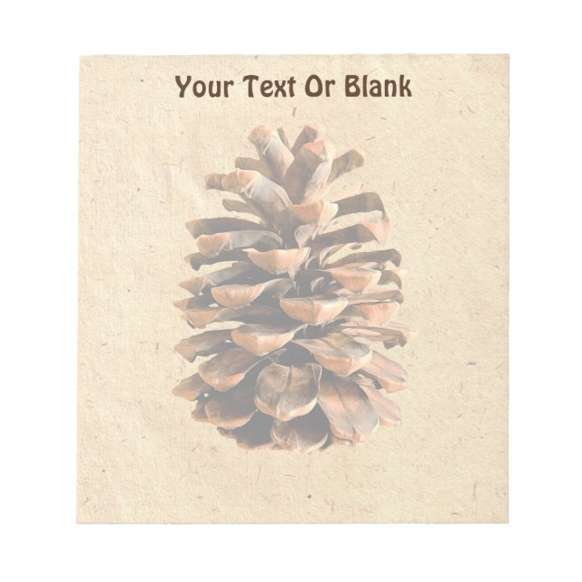 Pine Cone Notepad (Front)
