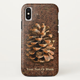 Pine Cone On Fallen Needles iPhone XS Case