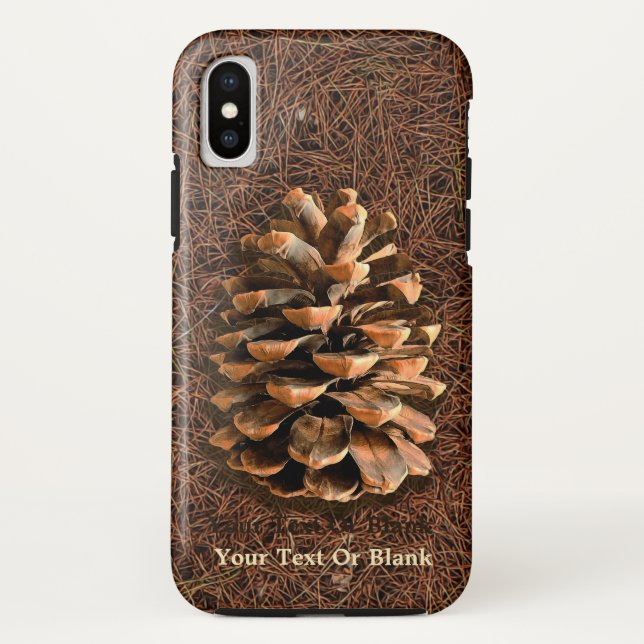 Pine Cone On Fallen Needles Case-Mate iPhone Case (Back)