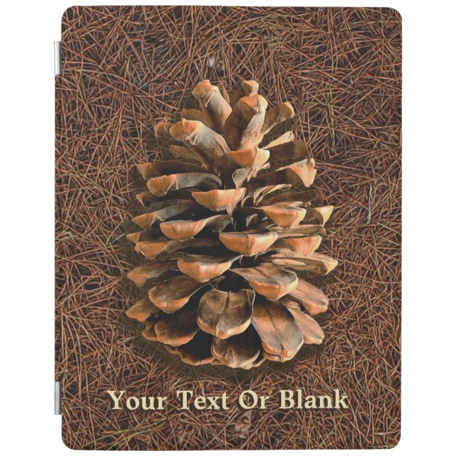 Pine Cone On Fallen Needles iPad Smart Cover (Front)