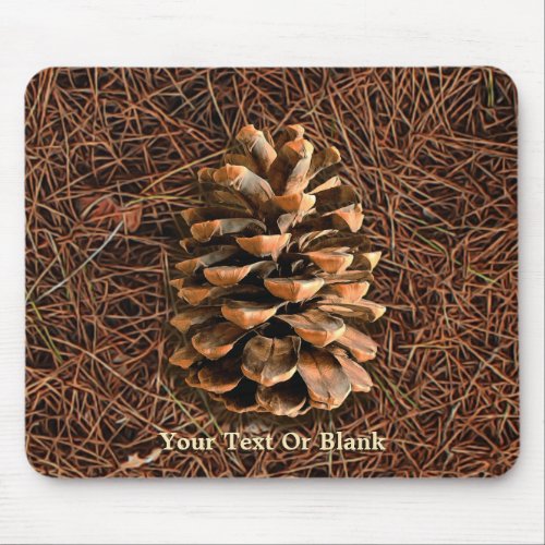 Pine Cone On Fallen Needles Mouse Pad