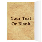 Pine Cone On Parchment Cards (Inside (Left))
