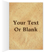Pine Cone On Parchment Cards (Inside (Right))