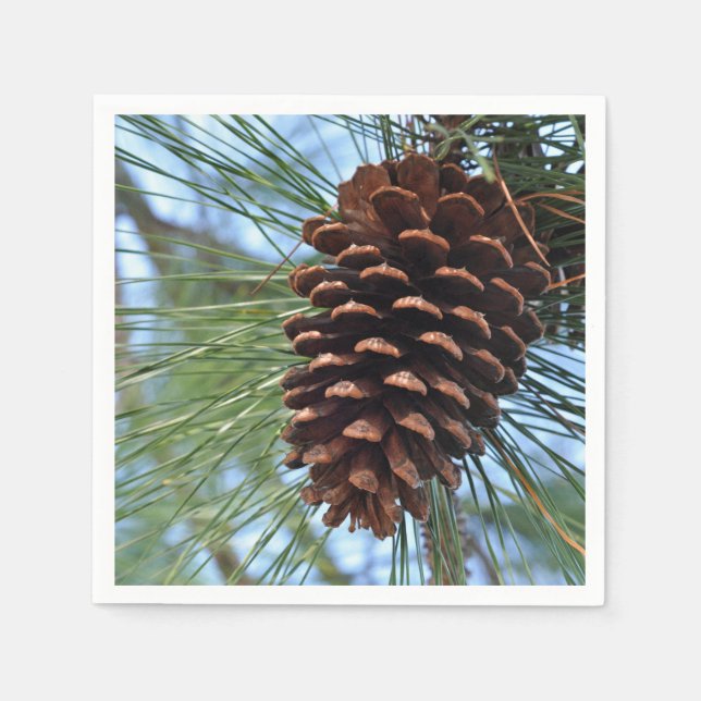 Pine Cone Paper Napkins (Front)