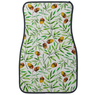 Pine-Cone-Pattern-  Zazzle_Growshop. Car Floor Mat