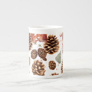 Pine Cone Perfection - Bone China Mug