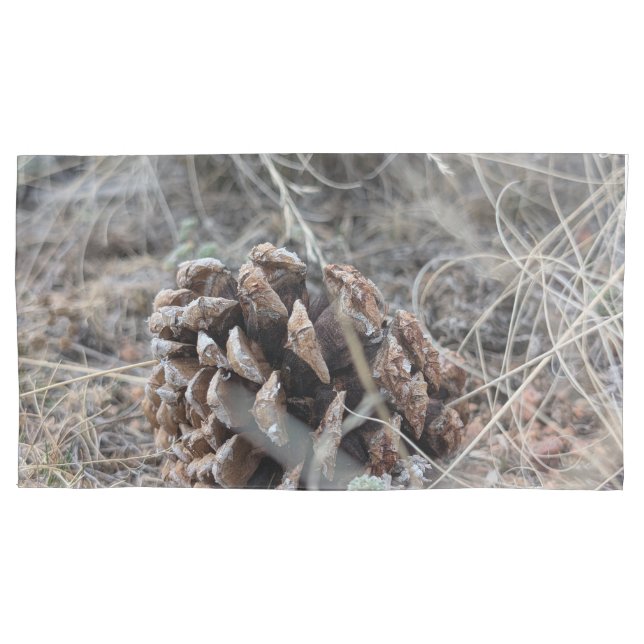 pine cone pillow case (Front)