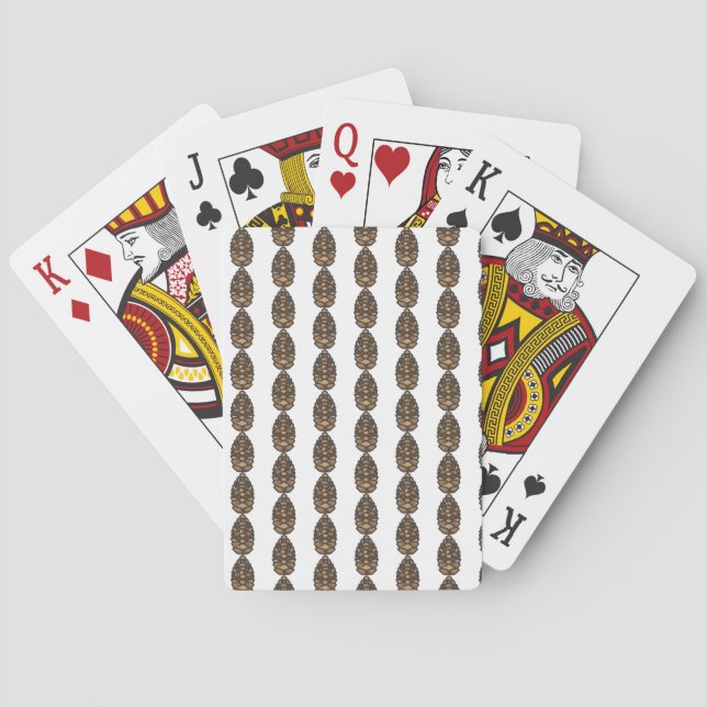 pine cone poker cards (Back)