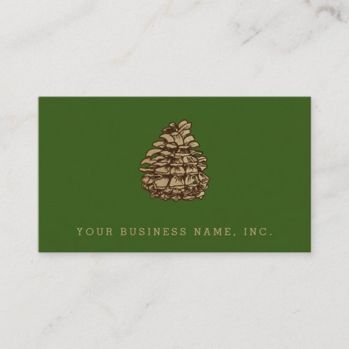 Pine Cone Ponderosa Business Card