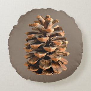 Pine Cone Round Pillow