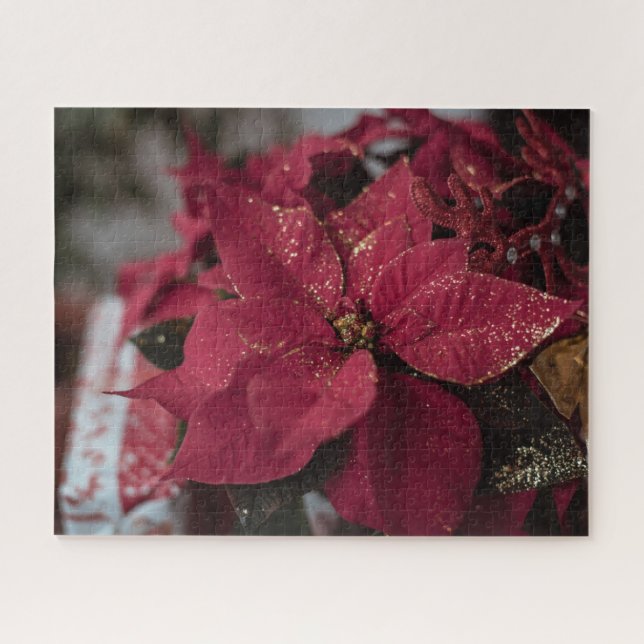 Pine Cone Seasons Greetings  Jigsaw Puzzle (Horizontal)