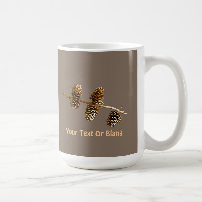 Pine Cones Coffee Mug (Right)