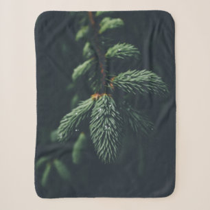 PINE CONES SHERPA BLANKET