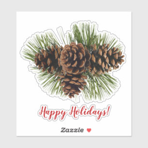 Pine Cones Sticker